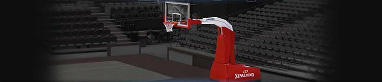 Profesionálne basketbalové koše Spalding.